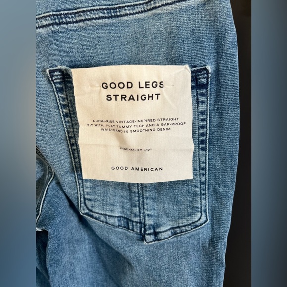 Good American jeans. Good legs straight. - Picture 6 of 12